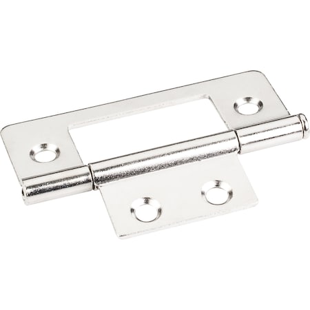 Hardware Resources Bright Nickel 3" Loose Pin Non-Mortise Hinge 4 Hole 9500BN